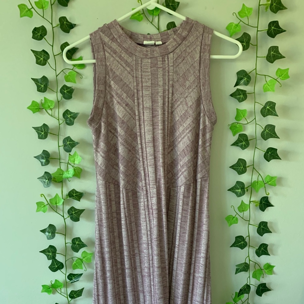 purple tank dress